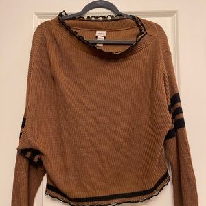 Daytrip Off the Shoulder Sweater